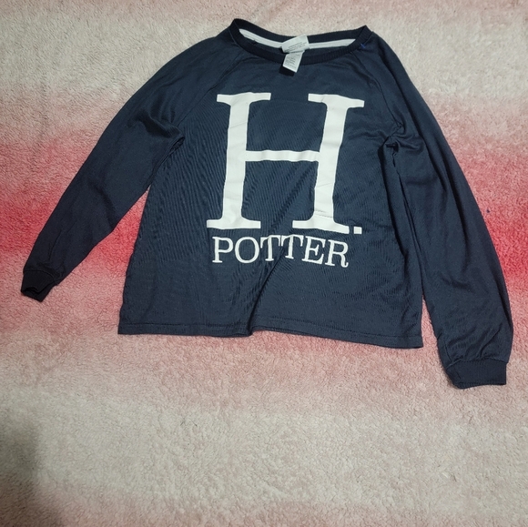 Warner Bros. Tops - Navy Long Sleeve H. Potter Shirt